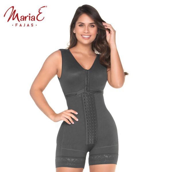 fq102-cenizo-frente MariaE - faja corrigerend ondergoed - postoperatieve drukkleding - bodysuit- colombiaanse shapewear